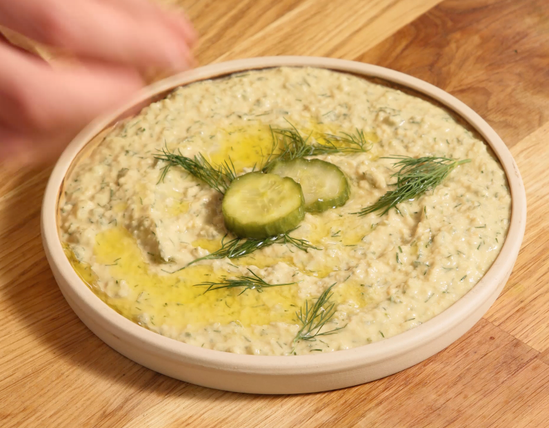 Cucumber Pickle Hummus