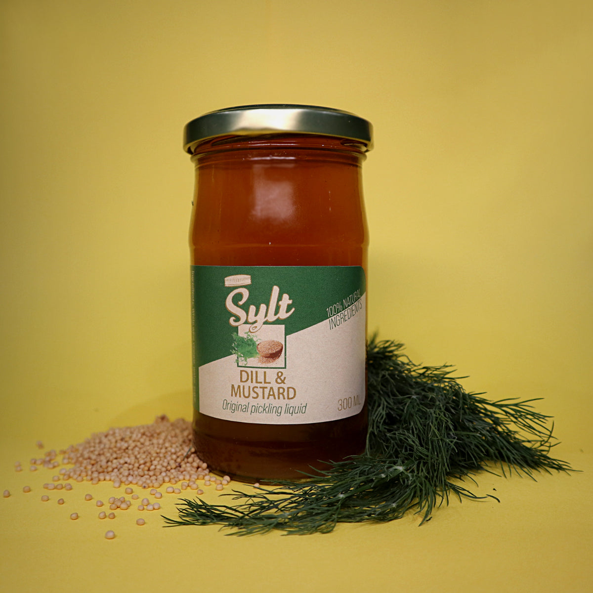 dill, mustard, pickling liquid